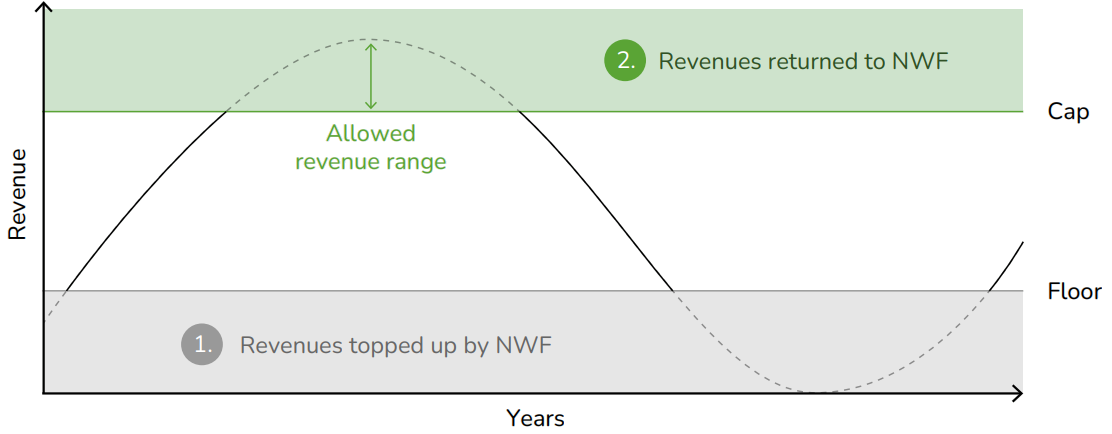 cap and floor graph